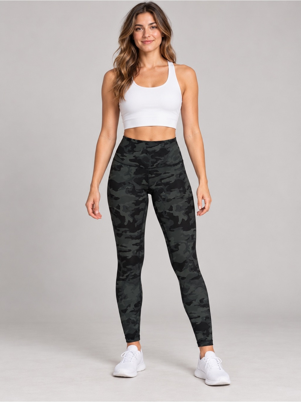 lululemon athletica High-Rise Camo Leggings - Black/Gray